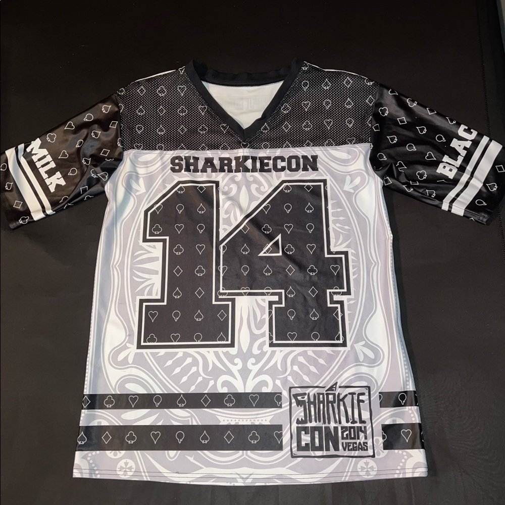 XS 2014 Sharkiecon Touchdown Jersey by Blackmilk Clothing